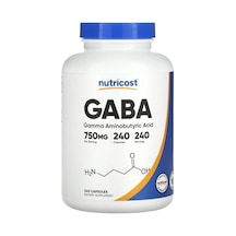 Nutricost Gaba 750 Mg 240 Capsul