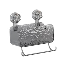 Suntek Vantuzlu Duş Organizatörü Mutfaklar Banyolar Için Gri