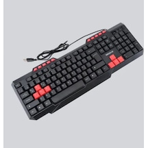 Wozlo WZ-502M Oyuncu Klavyesi Usb Kablolu Multimedya Q Klavye