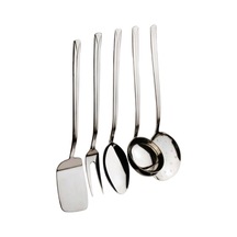 Tozanlı Çelik Sade Modeli 5 Parça Kepçe Seti