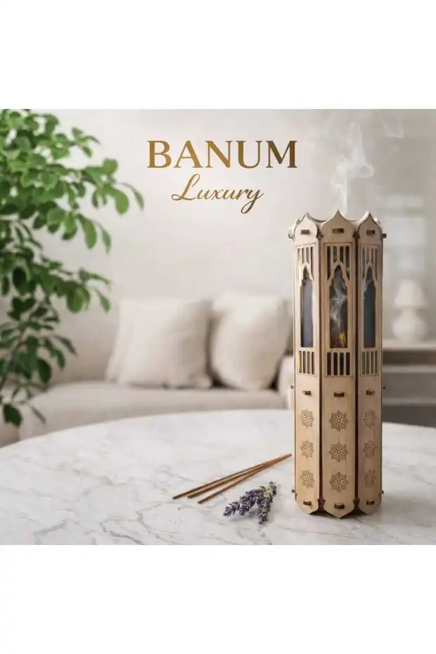 Banum Luxury Özel Tasarım Tahta Tütsülük