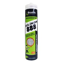 Bostik Çekomastik 888 Genel Amaçlı Silikon - Şeffaf( 5 Adet ) Şeffaf
