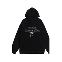 Y2k Kore Tarzı Kurdele Tasarım Sweatshirt 001