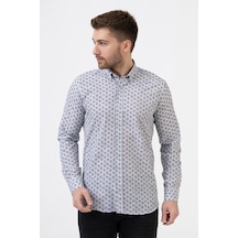 White Stone San Sebastián G2324 Regular Fit Pamuklu Gömlek Desenli Xl Çok Renkli