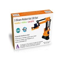 Arduino 3 Eksen Robot Kol 3d Parça Seti Elektronik Hariç Güncel Sg90 İle Uyumlu