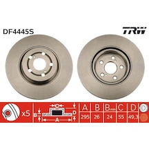 Ön Fren Aynası Adet Avensıs 2.4-2.0d-4d 03 Corolla Verso 1.8-2.0d-4d 04 295x26x5dlxhavalı 4351205050-4351205070