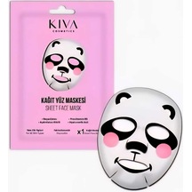 Panda Kağıt Yüz Maskesi Nemlendirici Aydınlatıcı Cilt Bakım Sheet Mask