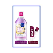 Luminous630 Skin Glow Parlaklık Etki Micellar Makyaj Temizleme Suyu Ve Böğürtlen Dudak Bakım Kremi