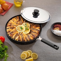 Schäfer Fish Pan Kapaklı Balık Tavası 32 Cm-2 Parça Diğer