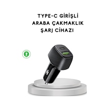 38w Araç Şarj Cihazı Type-c Pd Usb Hızlı Şarj Çift Port