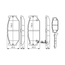 Suzuki Swift 1.3 2004-2010 Bosch Ön Balata