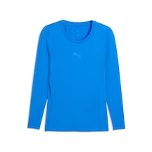 Puma Teamlıga26 Baselayer Erkek Uzun Kollu Dar Kesim Tişört 660451 02 Mavi