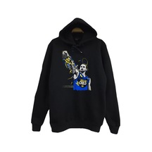 Golden State Baskılı Unisex %100 Pamuk Siyah Sweatshirt Siyah