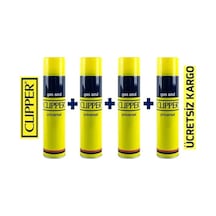Clipper Gaz Çakmak Gazı 250 Ml x 4 Adet
