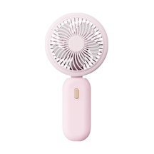 Taşınabililir Mini Usb Şarjlı 3 Kademeli El Masaüstü Vantilatör Fan Soğutucu Ym88220 Pembe