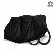 Microcase 2 Bisiklet İçin Su Geçirmez 4 Mevsim Kullanım Bisiklet Brandası 185x110x95 Cm Al5510 Siyah