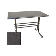 Japon Mutfak Masası 80x120 Cm Esb - Werzalit, Wermodin Ve Allzalit Tabla - Grey Marble Çok Renkli