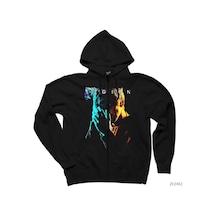 Legion Dream Siyah Fermuarlı Kapşonlu Sweatshirt