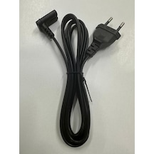 2 Metre Teyp Power Kablo 90 Derece Tv Power Kablosu 90 Derece Tv Güç Kablosu