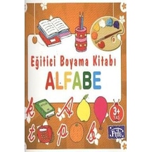 Eğitici Boyama Kitabı-Alfabe- Parıltı Yayınları