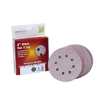 Sungold 024073 Zımpara Diski, 12,7 Cm X 8 Vac Delik-p100 Cırt Cırtlı Taşlama Diski, Tane Büyüklüğü 100