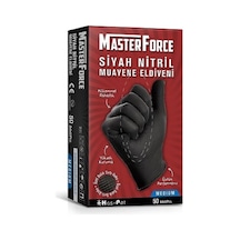 Masterforce Siyah Nitril Eldiven M Beden 50'Li Paket (509827023)