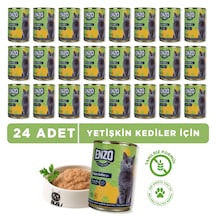 Tavuk Etli Konserve Yaş Kedi Maması 400 Gr X 24