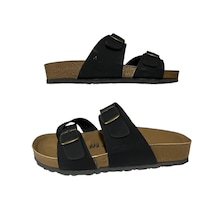 Mulex 1253 Unisex Anatomik Taban Günlük Parmak Arası Terlik 7651 Sıyah