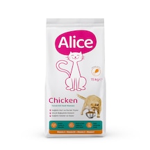 Alice Tavuk Etli Yetişkin Kedi Maması 15 KG