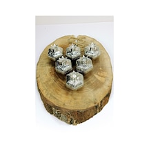 6 Lı Mini Eskitme Osmanlı Temalı Açık Renk Nar Lokumluk Sunum Diğer