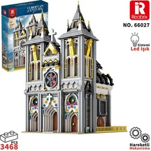 Reobrix 66027 Ortaçağ Kilisesi Yaratıcı Yapı Blok Seti Building Blocks European Century Medieval Churches - 3468 Parça