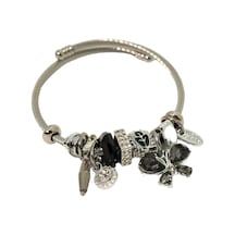 Biem Pandora Model Çelik Bileklik Siyah Gold/gümüş