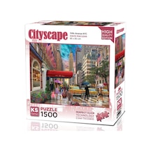 Ks Games 1500 Parça New York 5. Cadde Puzzle - David Maclean