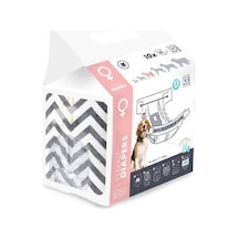 Diapers Dişi Köpekler İçin Külot Bez Medium 10 Lu 30x42,5 Cm