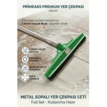 40 Cm Yer Çekpası Ve 120 Cm Metal Sap Seti - Dayanıklı Yersil Ve Çok Amaçlı Sap