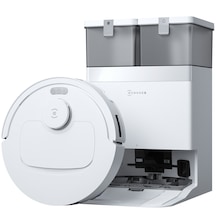Ecovacs Deebot T30C Prime Omni Robot Süpürge 25.000 Pa Emiş Gücü Ozmo Turbo 2.0 Paspas Teknolojisi Beyaz