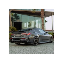 Bmw 4 Serisi G22 Coupe 2020+ Arka Difüzör M Paket Uyumlu Piano Black Difüzör