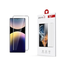Xiaomi Redmi Note 14 Pro 4g Full Yapışkanlı Kavisli Cam Ekran Koruyucu