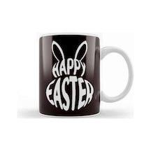Happy Easter Eggs Hunting Spring Bunny Rabbit Egg Hunter Kupa Bardak Porselen No20538 Karışık
