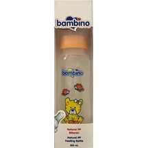 Bambino Natural PP Desenli Ayıcıklı Biberon 250Ml