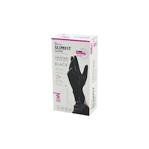 Reflex Slimfit Glove Kod-033 S Siyah Pudrasız Muayene Eldiven 100lü