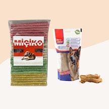 Miçiko Renkli Munchy Köpek Ödülü 100'lü + Kuzu Gırtlak 100 G