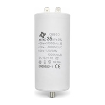 35 Μf Kapasitör 450 Vac Beyaz
