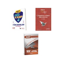 2027 2027 Ayt Limit Tüm Dersler Sayısal Prokamp Soru + Cumhuriyet Dönemi Türk Edebiyatı El Kitabı + Ankapade 3'lü Set