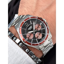Casio Nda3182 Erkek Kol Saati Gümüş + Bileklik