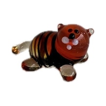 El Yapımı Mini Murano Cam Kunduz Biblo A152-03