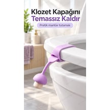 Mantar Tasarımlı Klozet Kapağı Kaldırma Aparatı Hijyenik Tutucu Karışık