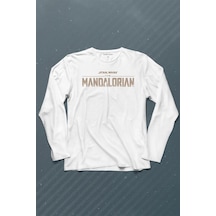 The Mandalorian Bebek Yoda Cep Tasarımı Star Wars Uzun Kollu Tişört Baskılı T-shirt 001