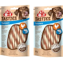 8in1 Tasties Twisters Tavuk Ve Balıklı Köpek Ödülü 85 Gr. X 2 Adet