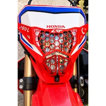 Honda Crf250l 2023 2026 Far Koruma Kırmızı / Crf250 L Far Koruyucu